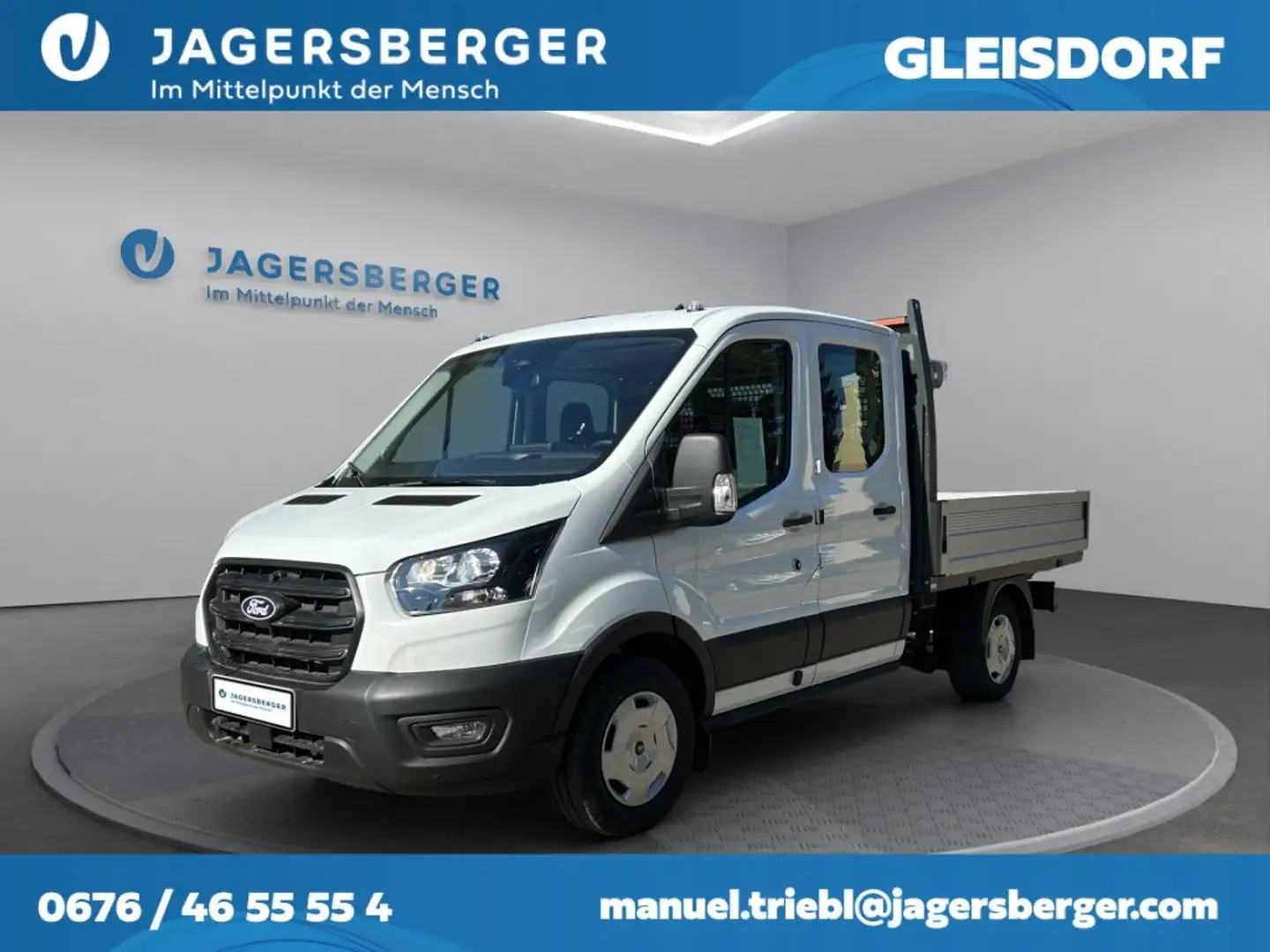 Ford Transit DOKA Trend 350L2 2,0 FWD Weiß - 1