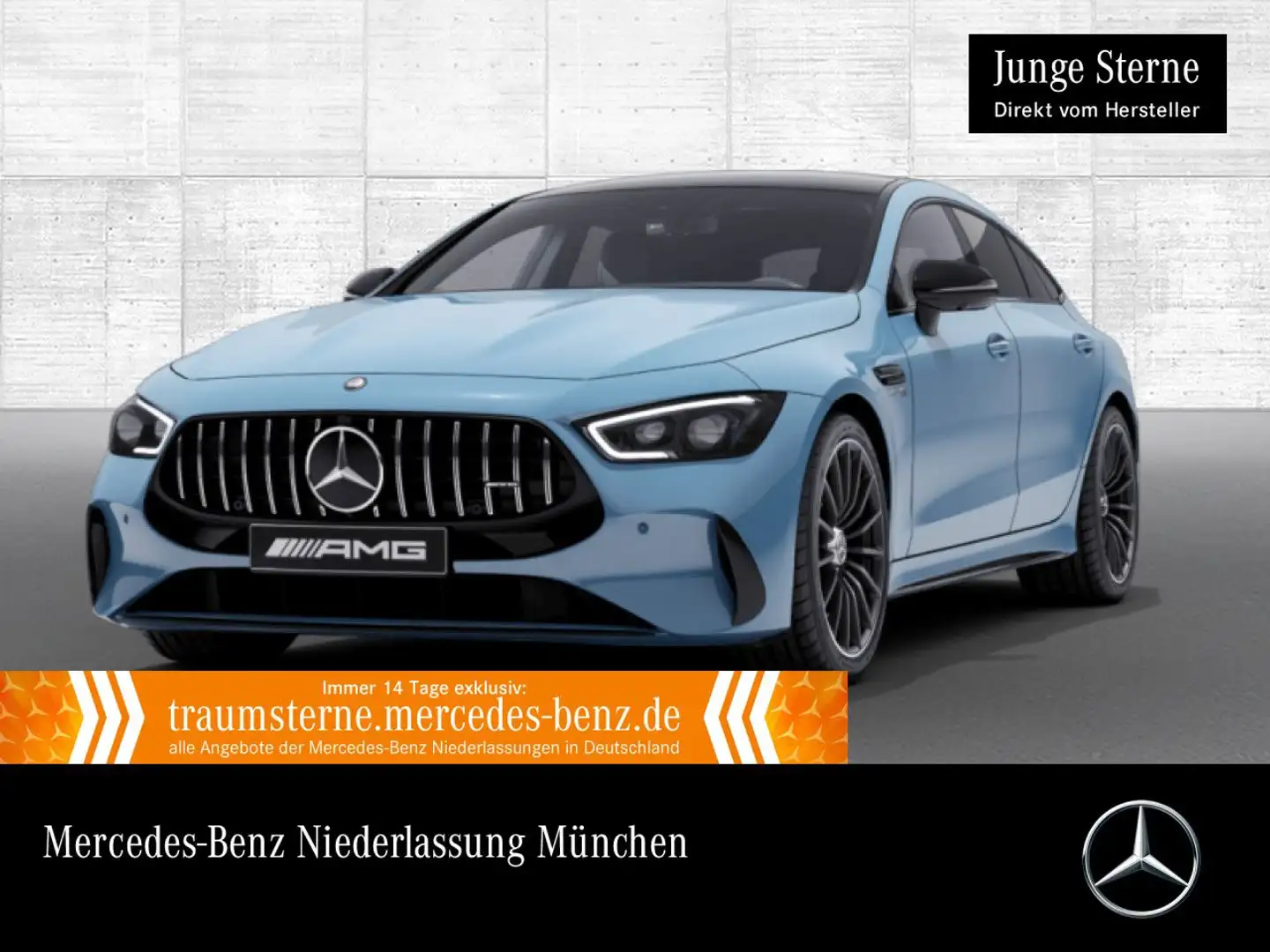 Mercedes-Benz AMG GT 63 S  Cp. 4M Perf-Abgas WideScreen 360° HUD Blau - 1