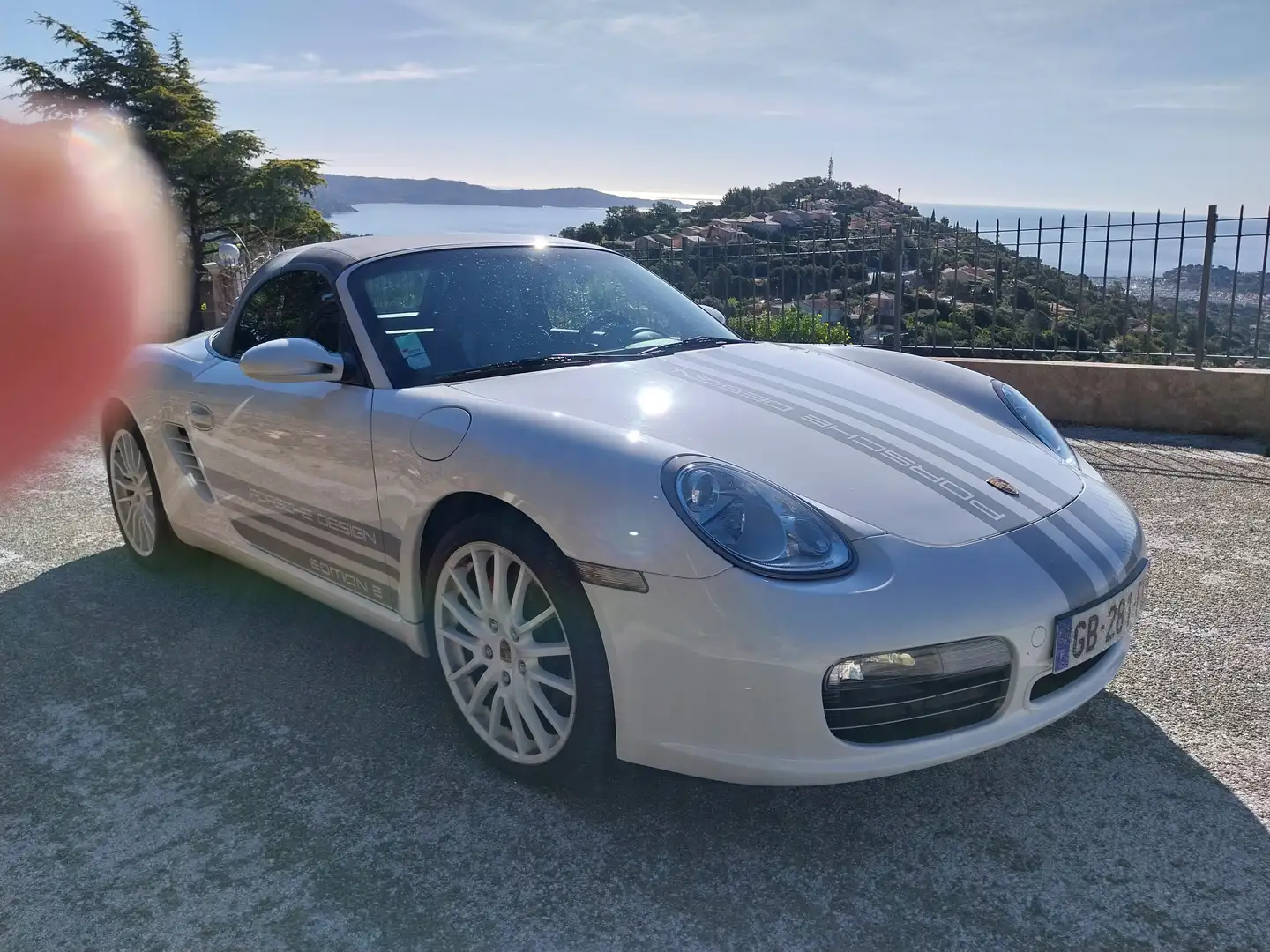 Porsche Boxster Blanc - 1