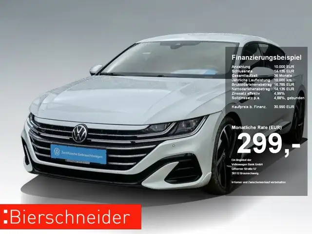 Volkswagen Arteon SB 2.0 TSI DSG 4 Mo. R-Line AHK STANDHEIZ LEDER NA