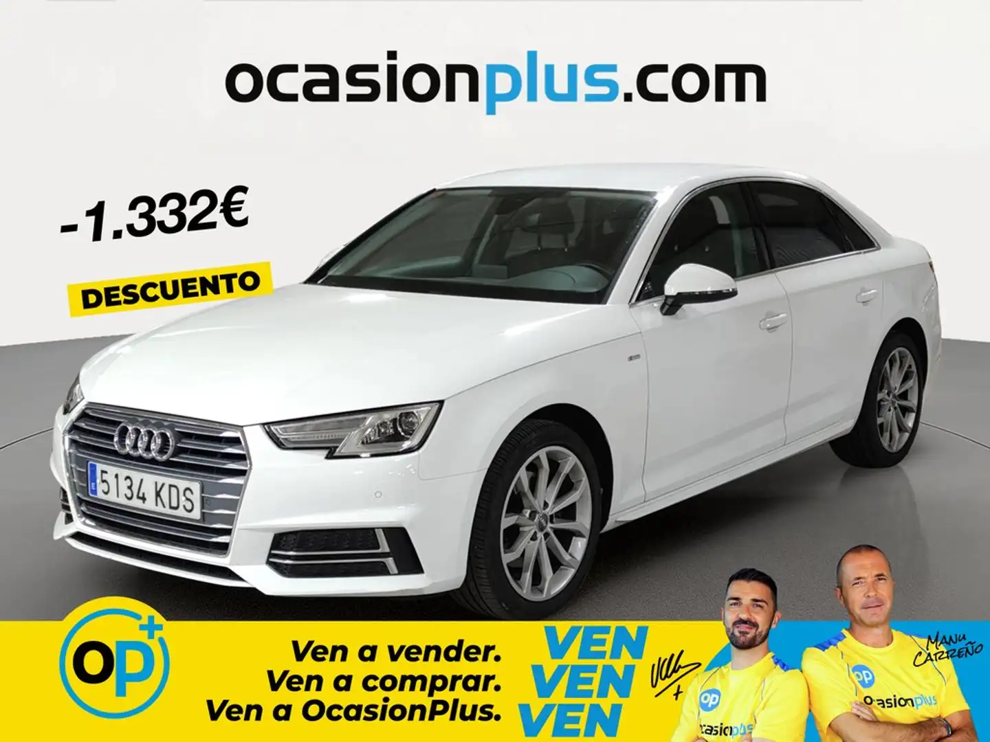 Audi A4 2.0TDI S line edition 110kW Blanco - 1