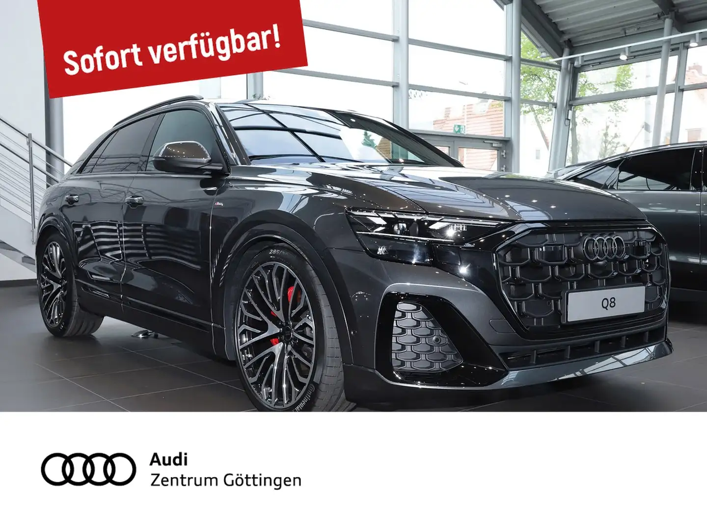 Audi Q8 qu. 50TDI tiptr. S line Sportp. PANO+AHK+StHz Grau - 2