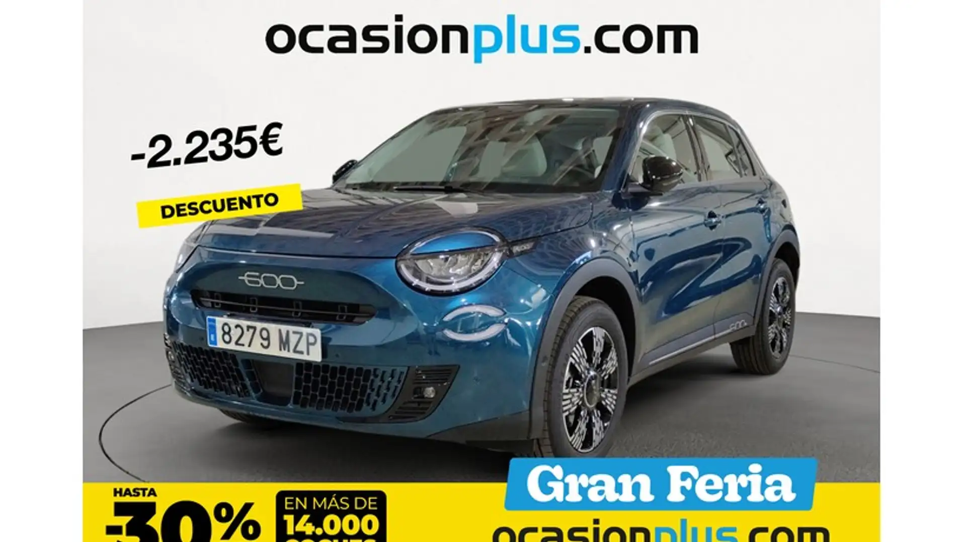 Fiat 600 1.2 MHEV DDCT 100kW Blau - 1