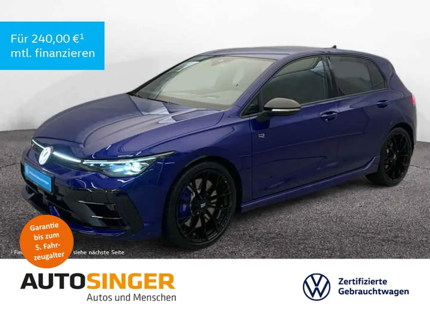Volkswagen Golf R *FACELIFT*ACC*DCC*NAVI*HUD*R-CAM*SHZ*19"* Blau - 1