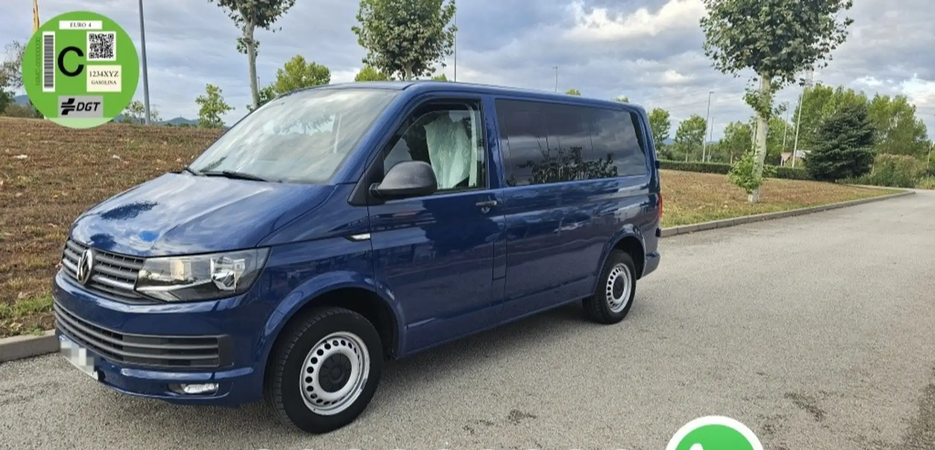 Volkswagen Transporter Kombi 2.0TDI SCR BMT 75kW Azul - 1