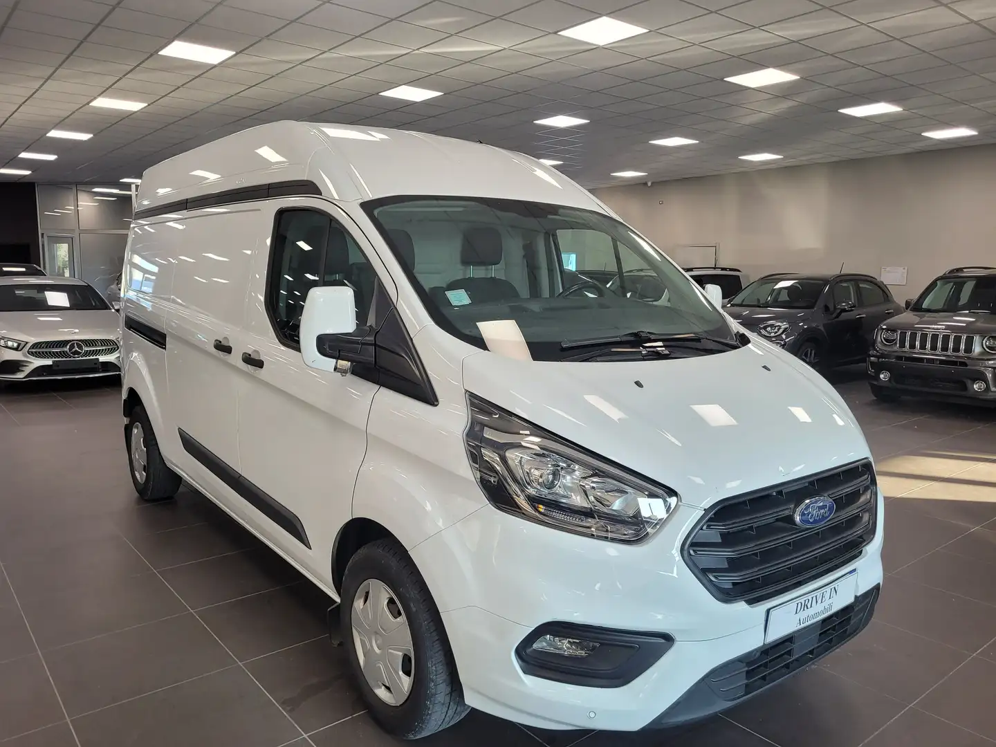 Ford Transit Custom 2.0 TDCI 130CV L2 H2 PASSO LUNGO TETTO ALTO Weiß - 1