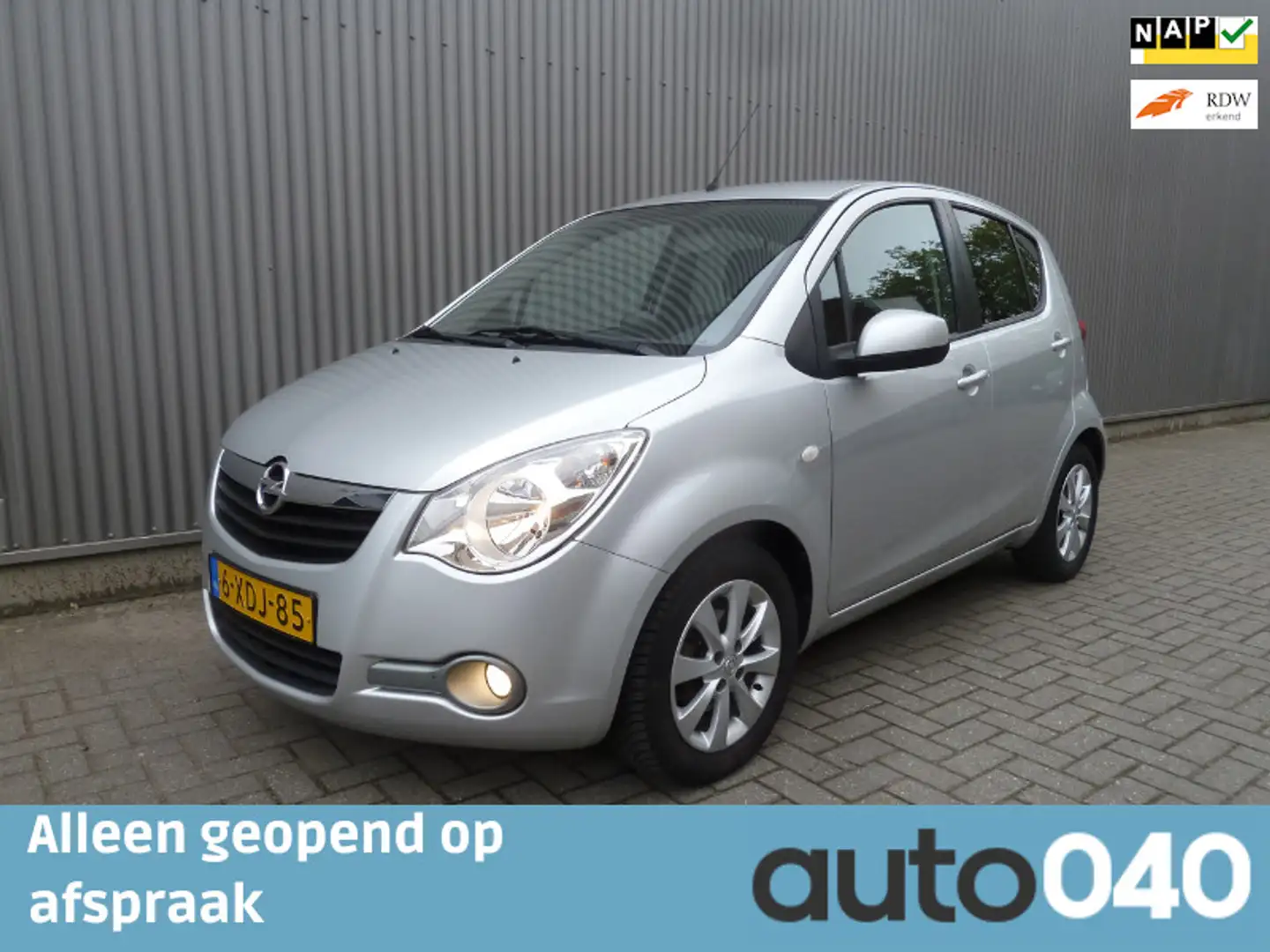 Opel Agila 1.0 Berlin/Airco/Audio/Lmv Grijs - 1