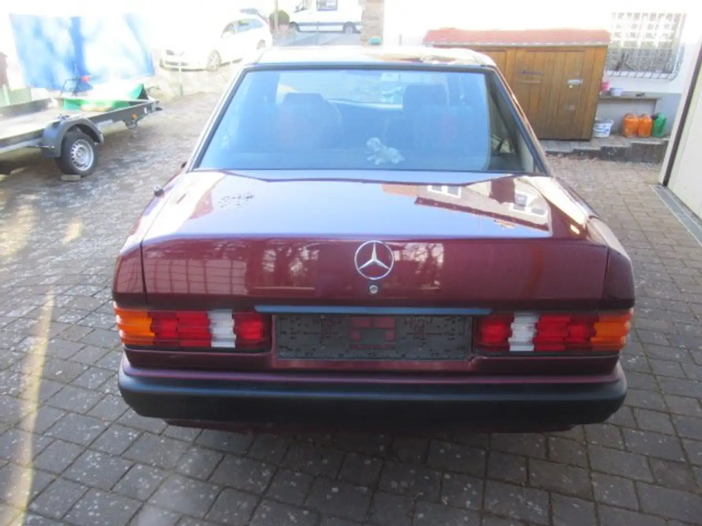 Mercedes-Benz 190 E 1.8 Avantgarde rosso mit H-Kennzeichen Rojo - 2