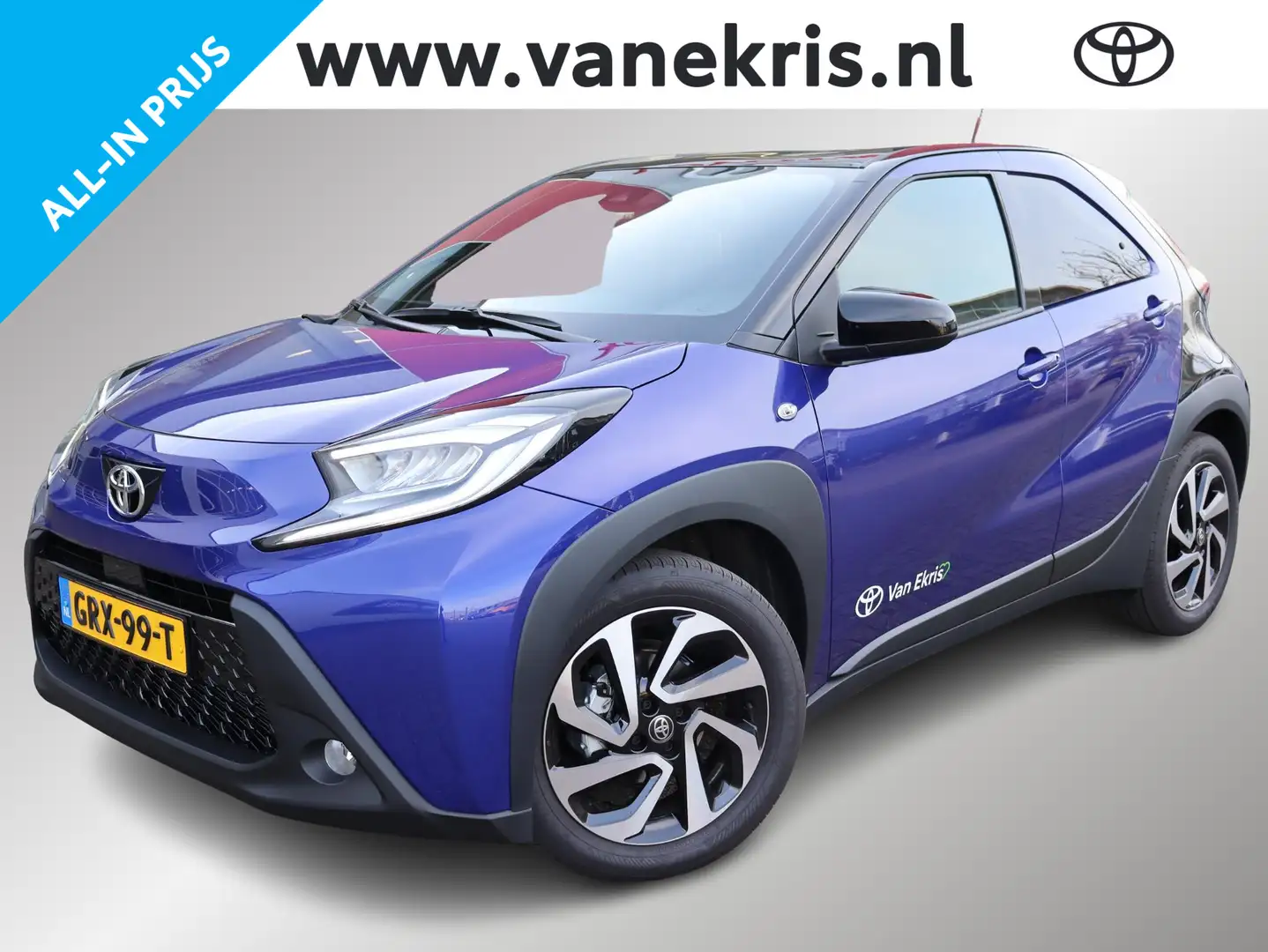 Toyota Aygo X 1.0 VVT-i S-CVT Automaat Pulse Bitone lak Blauw - 1