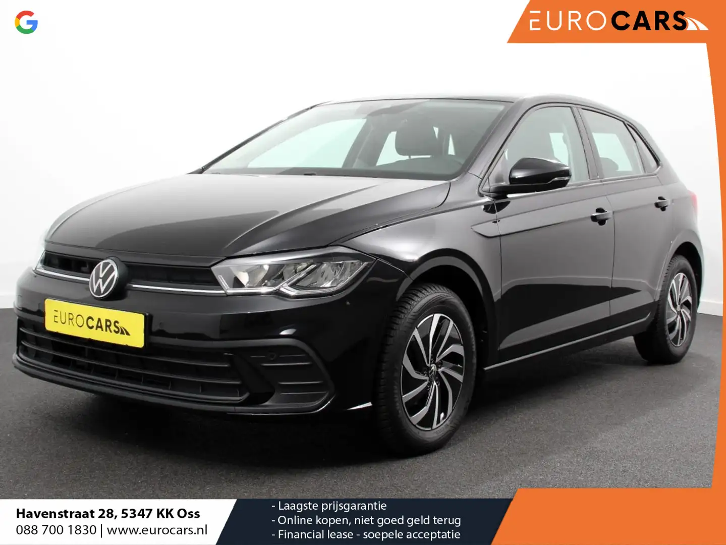 Volkswagen Polo 1.0 TSI DSG Life | Navigatie | Apple Carplay/Andro Zwart - 1