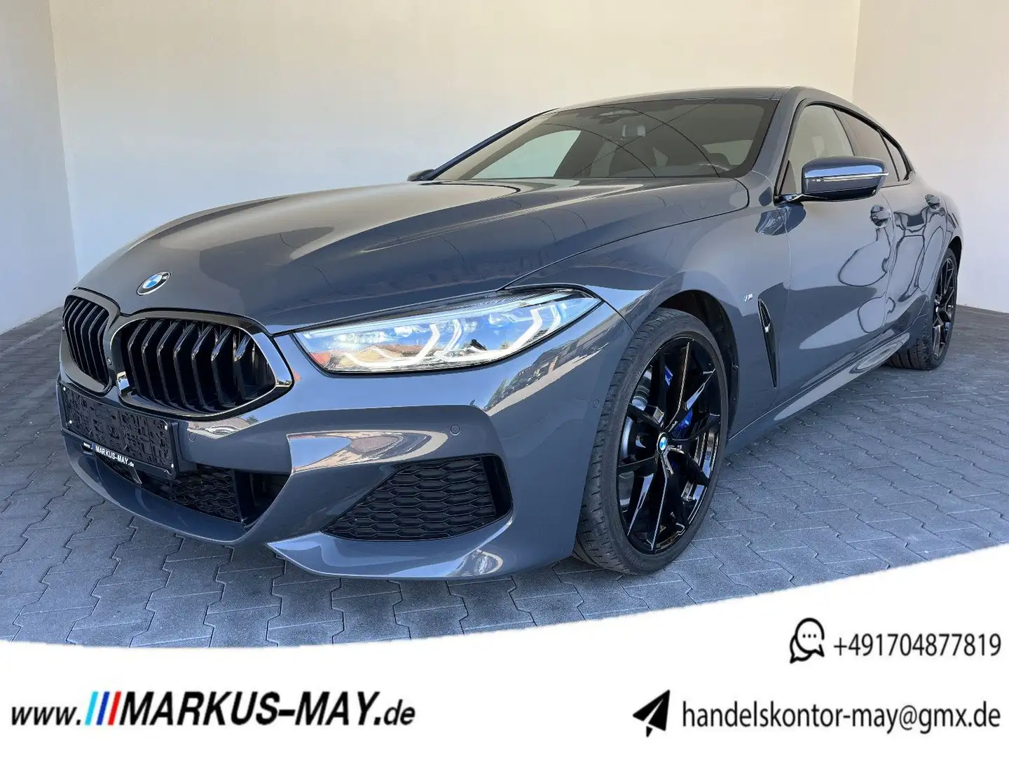 BMW 840 i GranCoupe xDrive M-Sport Laser DAProf MSitz Gris - 1