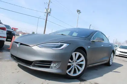 Red 2016 Tesla Model S Sedan Automatic