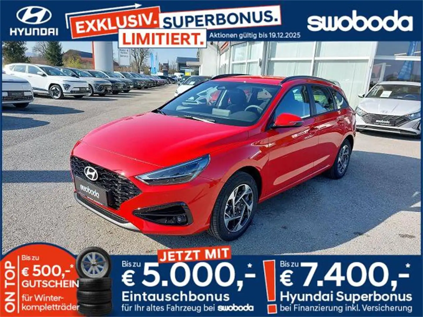 Hyundai i30 Kombi - PD GO 1.5 DPI c5kg1 Rouge - 1