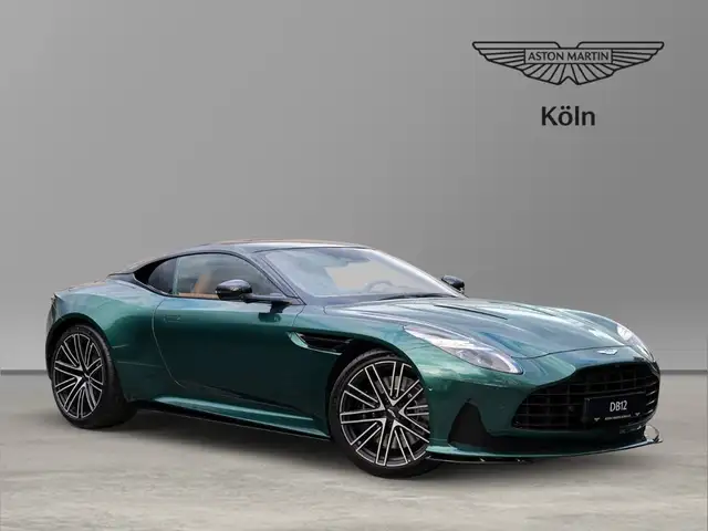Aston Martin DB12 Malachite Green Oxford Tan