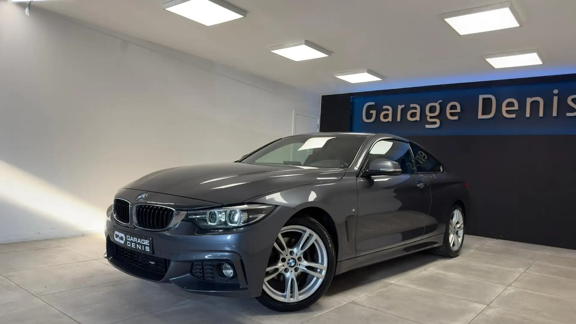 BMW 420 Coupé 420i PACK M*GPS+CAMERA*LED*CUIR*GARANTIE Gris - 1