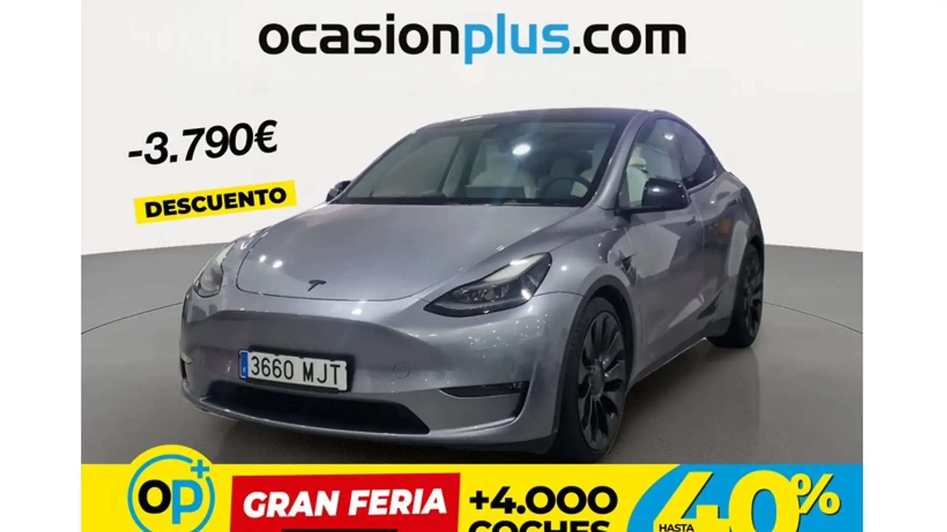 Tesla Model Y Performance AWD Gris - 1