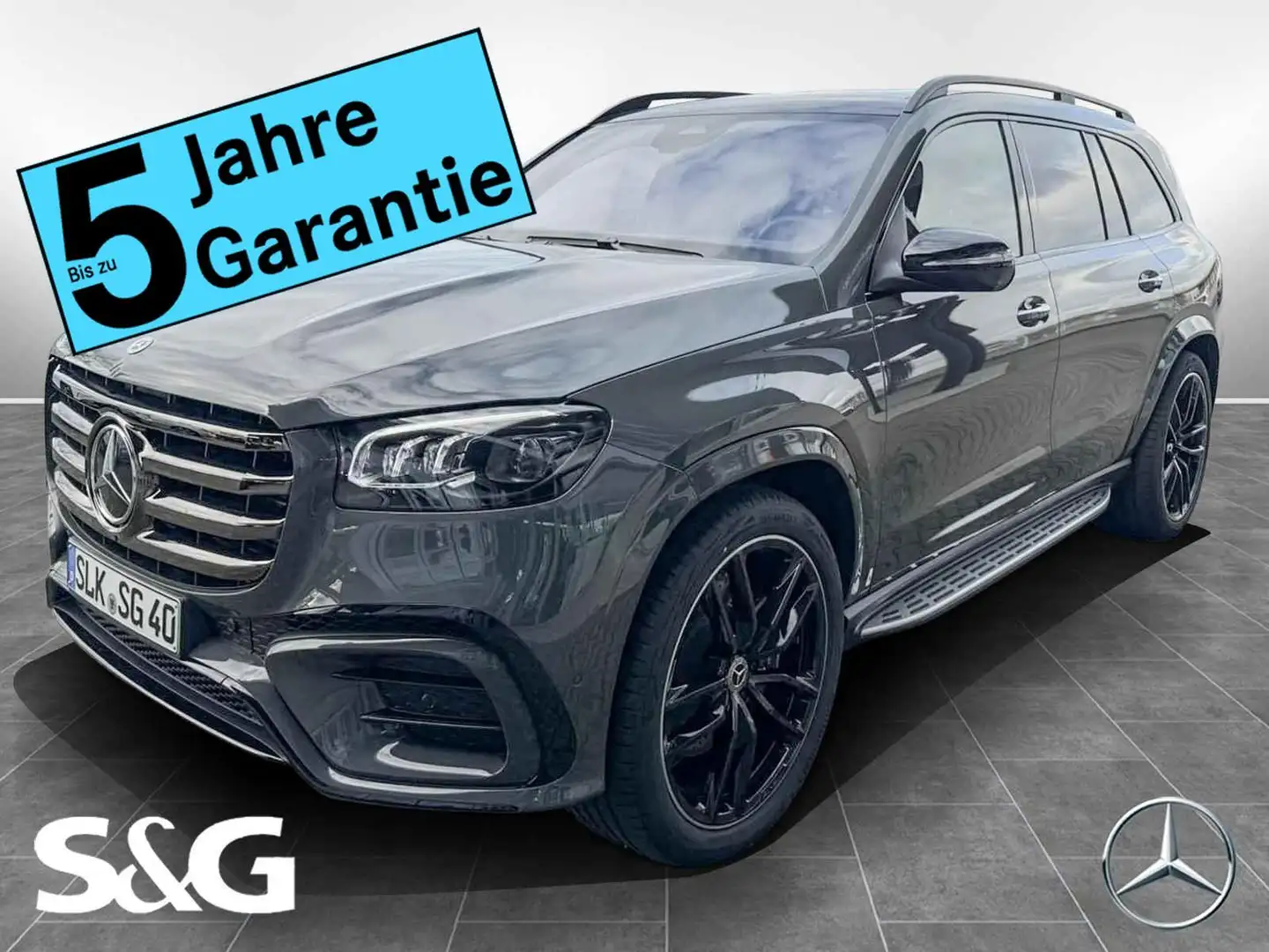 Mercedes-Benz GLS 450 d 4M AMG MBUX+360°+M-LED+Pano+AHK+Standh Grau - 1