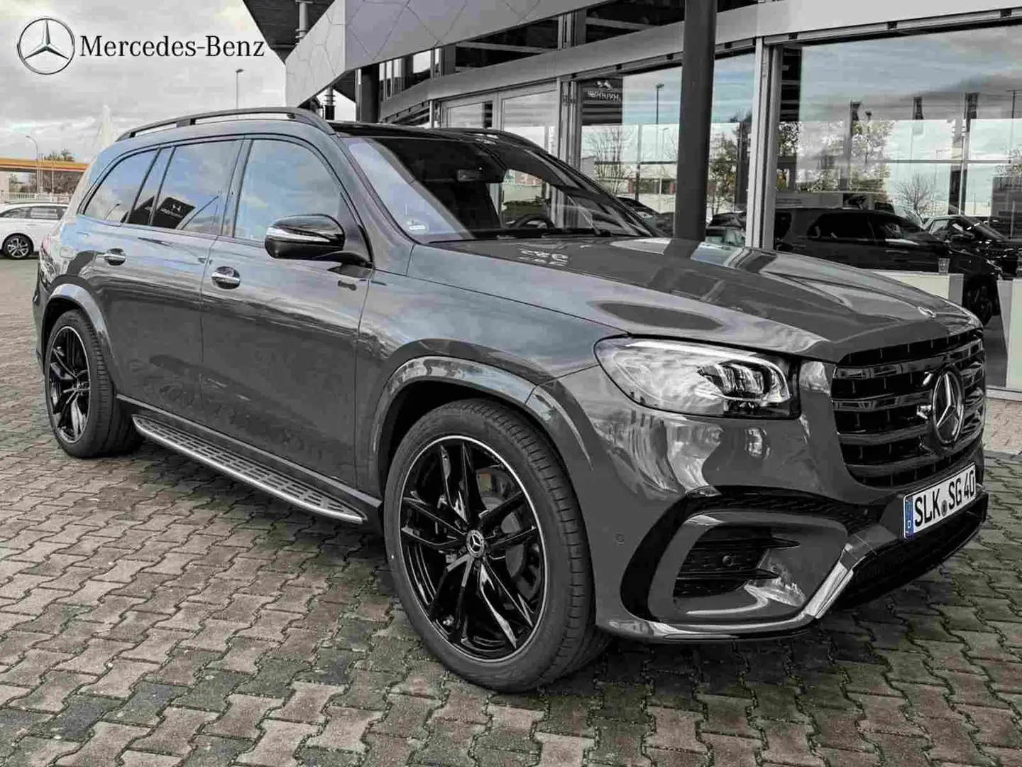 Mercedes-Benz GLS 450 d 4M AMG MBUX+360°+M-LED+Pano+AHK+Standh Gri - 2