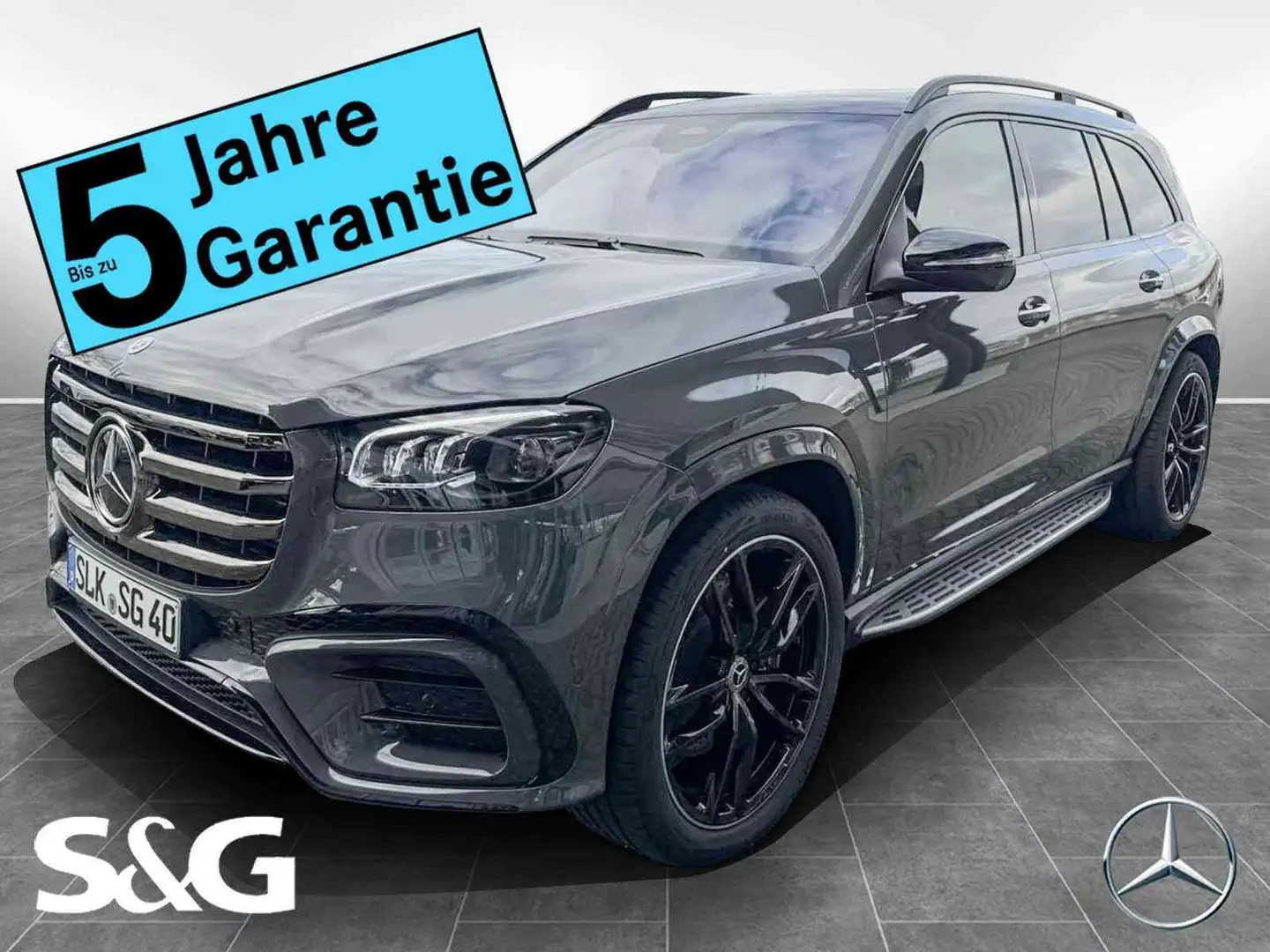 Mercedes-Benz GLS 450 d 4M AMG MBUX+360°+M-LED+Pano+AHK+Standh Szary - 1