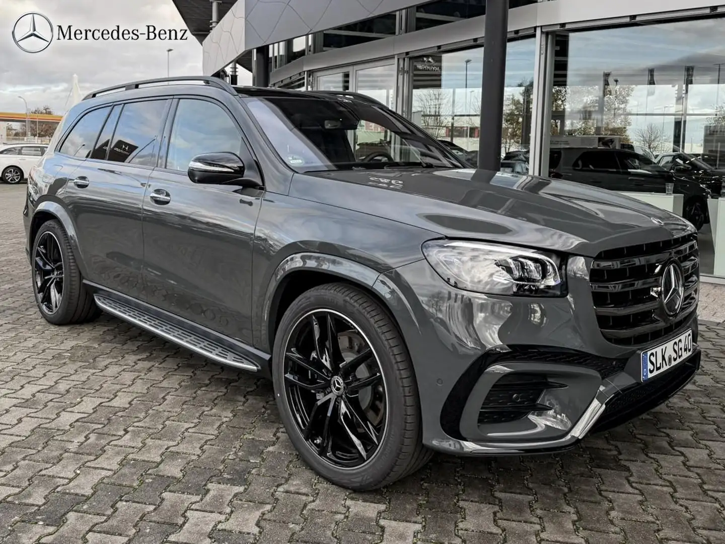 Mercedes-Benz GLS 450 d 4M AMG MBUX+360°+M-LED+Pano+AHK+Standh Gris - 2