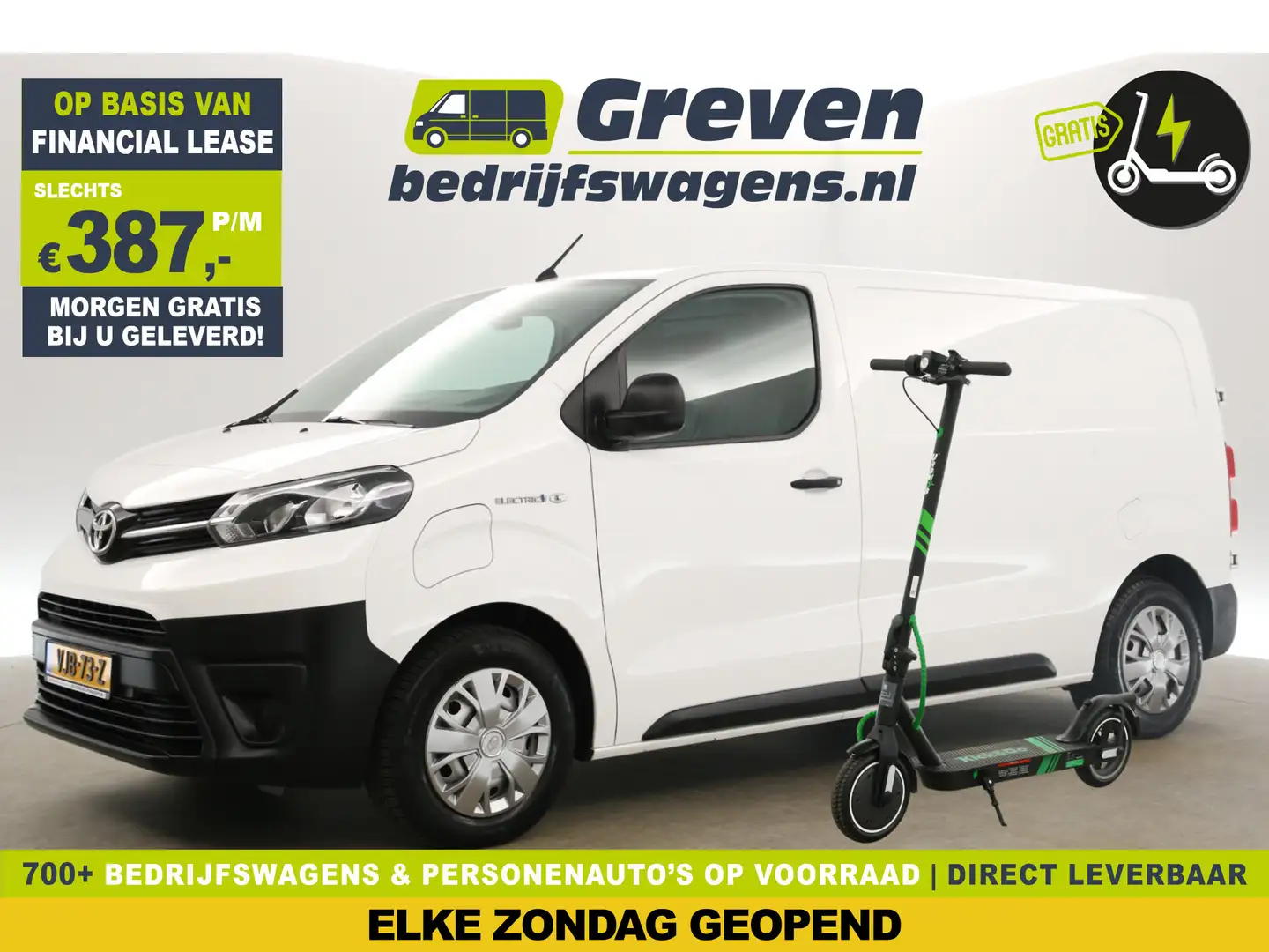 Toyota Proace Electric Worker 75 kWh Extra Range Navigator L2H1 Wit - 1