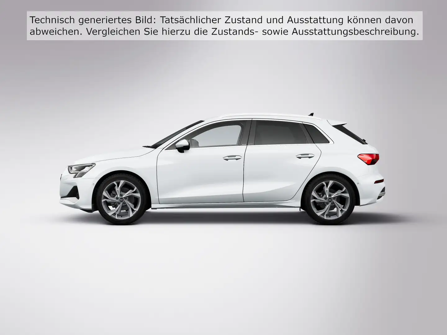 Audi A3 30 TFSI S tronic Advanced ACC/HuD/K Weiß - 2