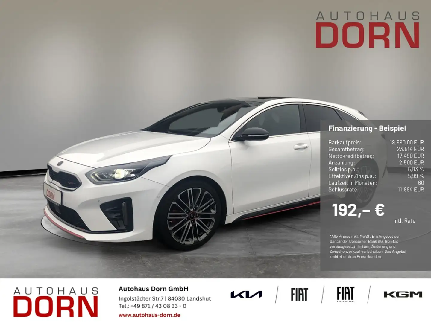 Kia ProCeed / pro_cee'd Weiß - 1