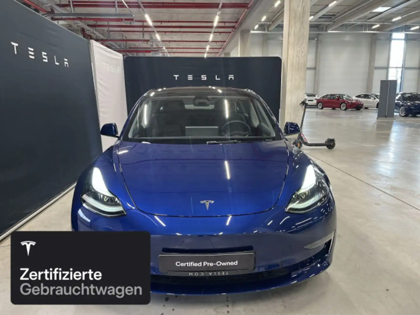 Tesla Model 3 Long Range AWD Bleu - 2