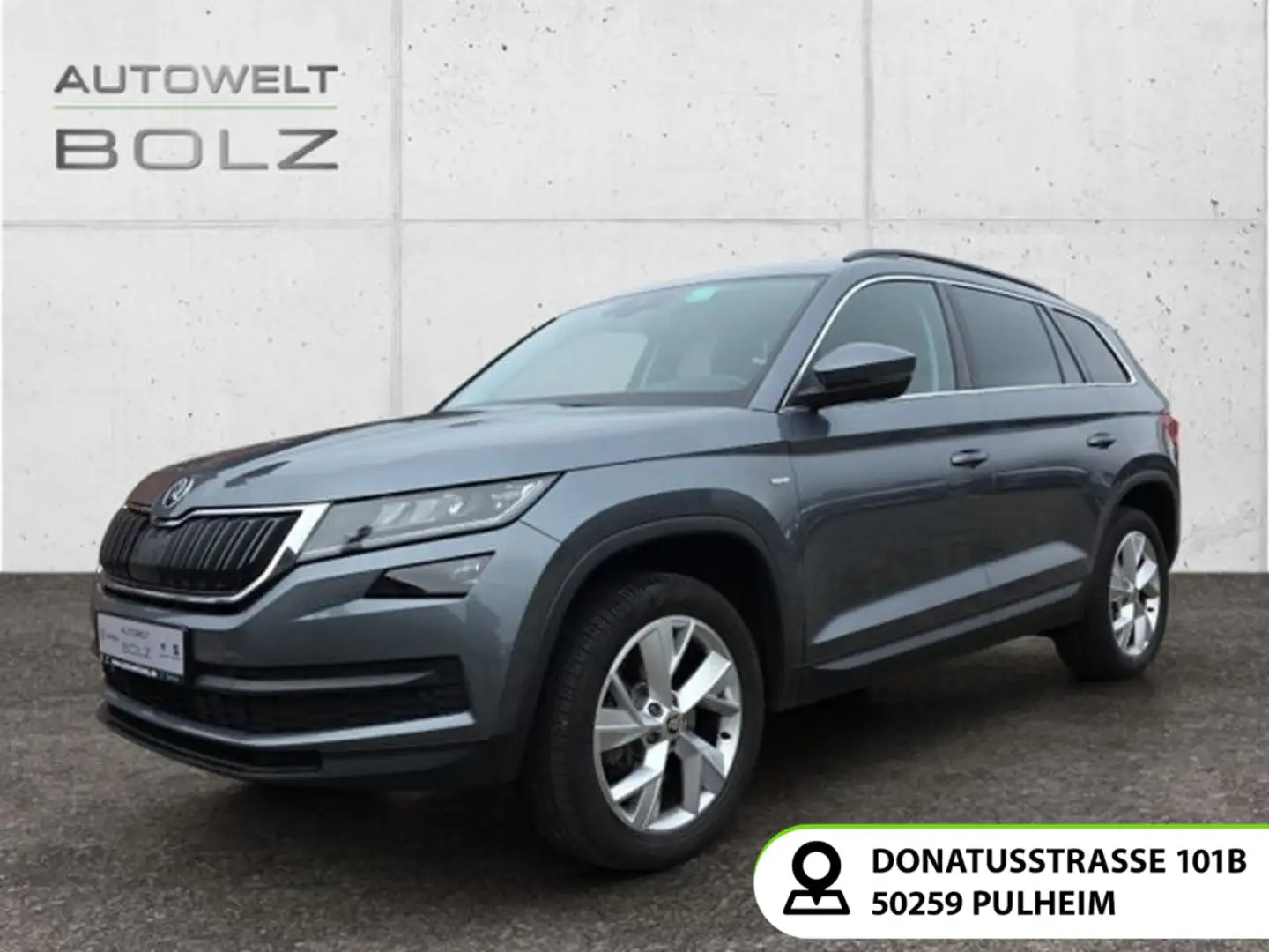 Skoda Kodiaq Soleil 4x4 2.0 TSI StandHZG Navi Leder Ka Grau - 1