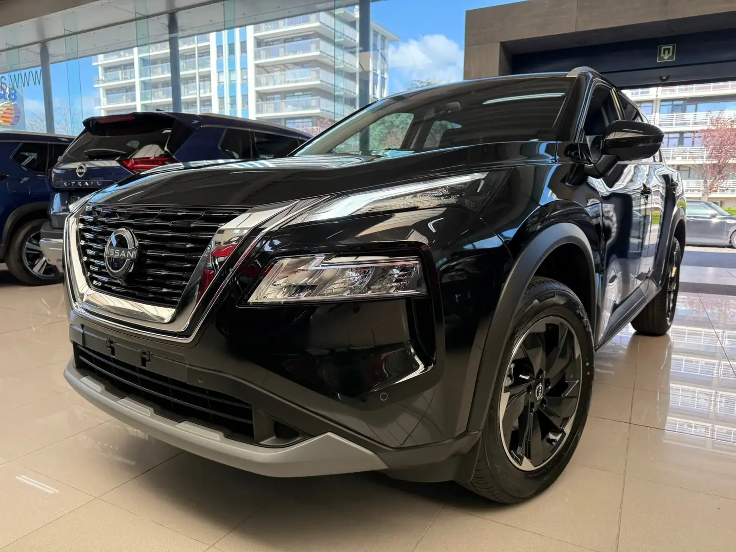 Nissan X-Trail 1.5 e-Power e-4ORCE 4WD 7pl. + OPEN DAK - NIEUW!! Zwart - 1