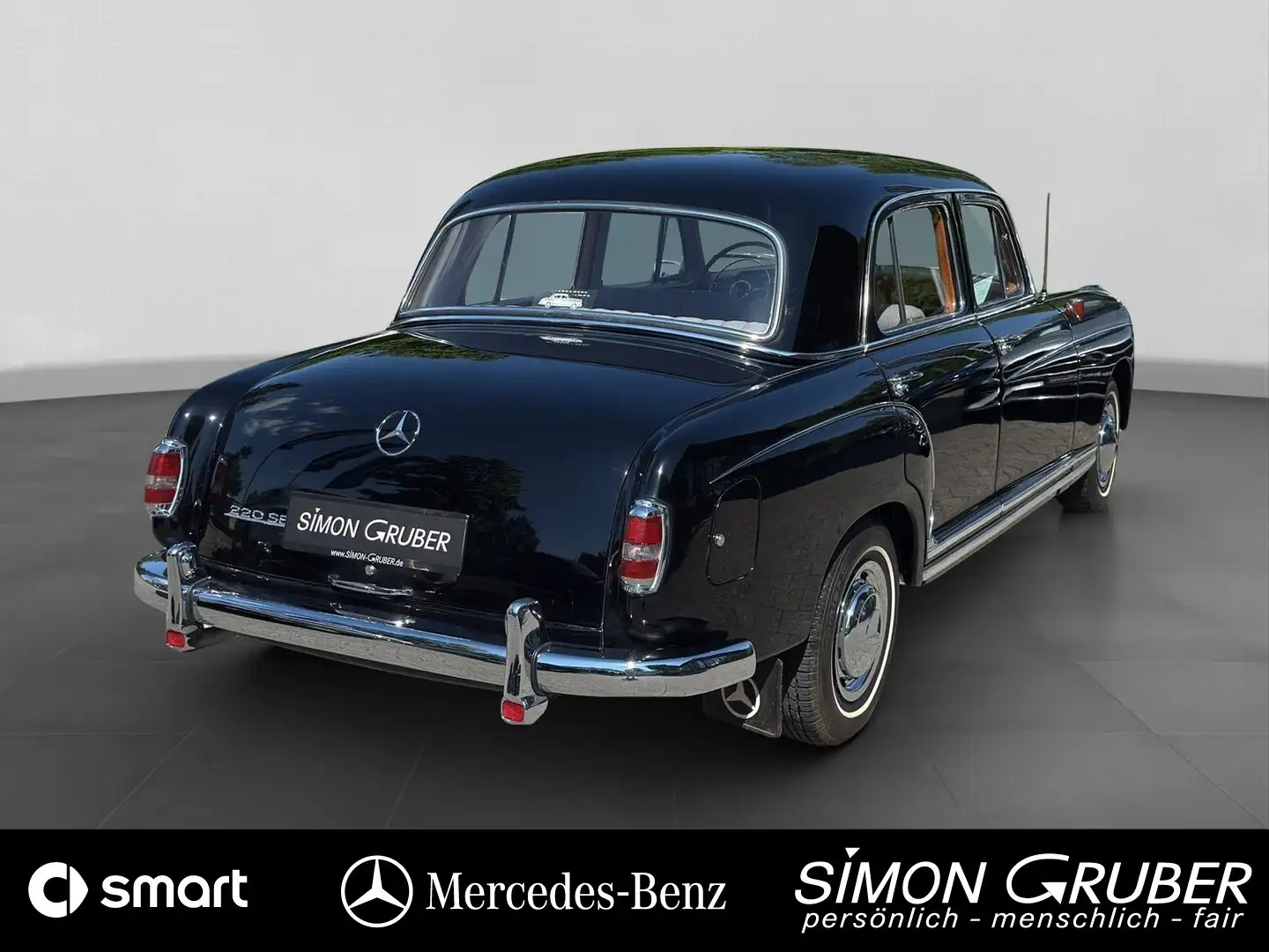 Mercedes-Benz 220 SE Ponton original Zustand 1 of 1974 Чорний - 2