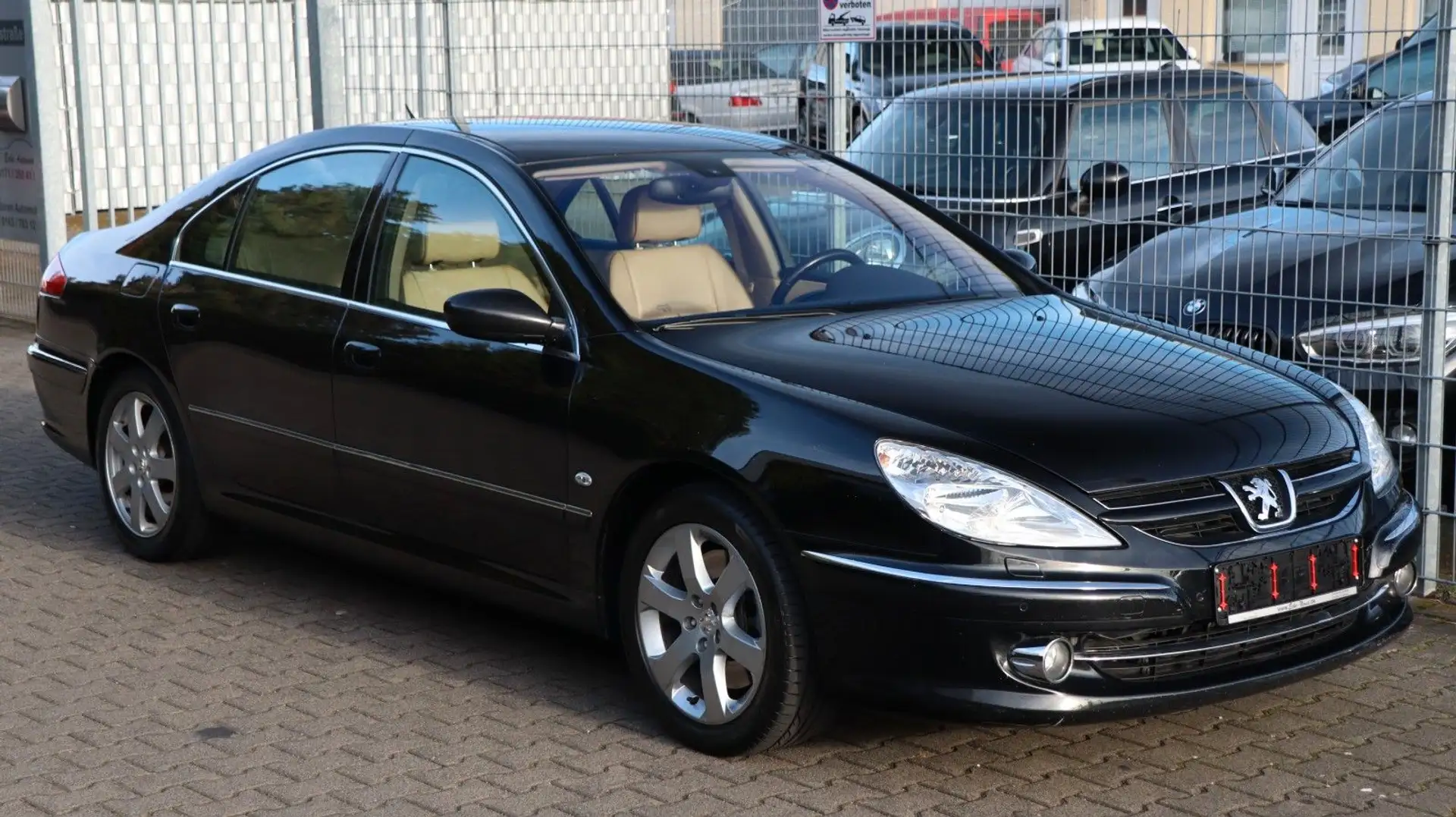 Peugeot 607 2.7 HDi Platinum 6G-Aut.+VLEDER/BEIGE+NAVI Schwarz - 2