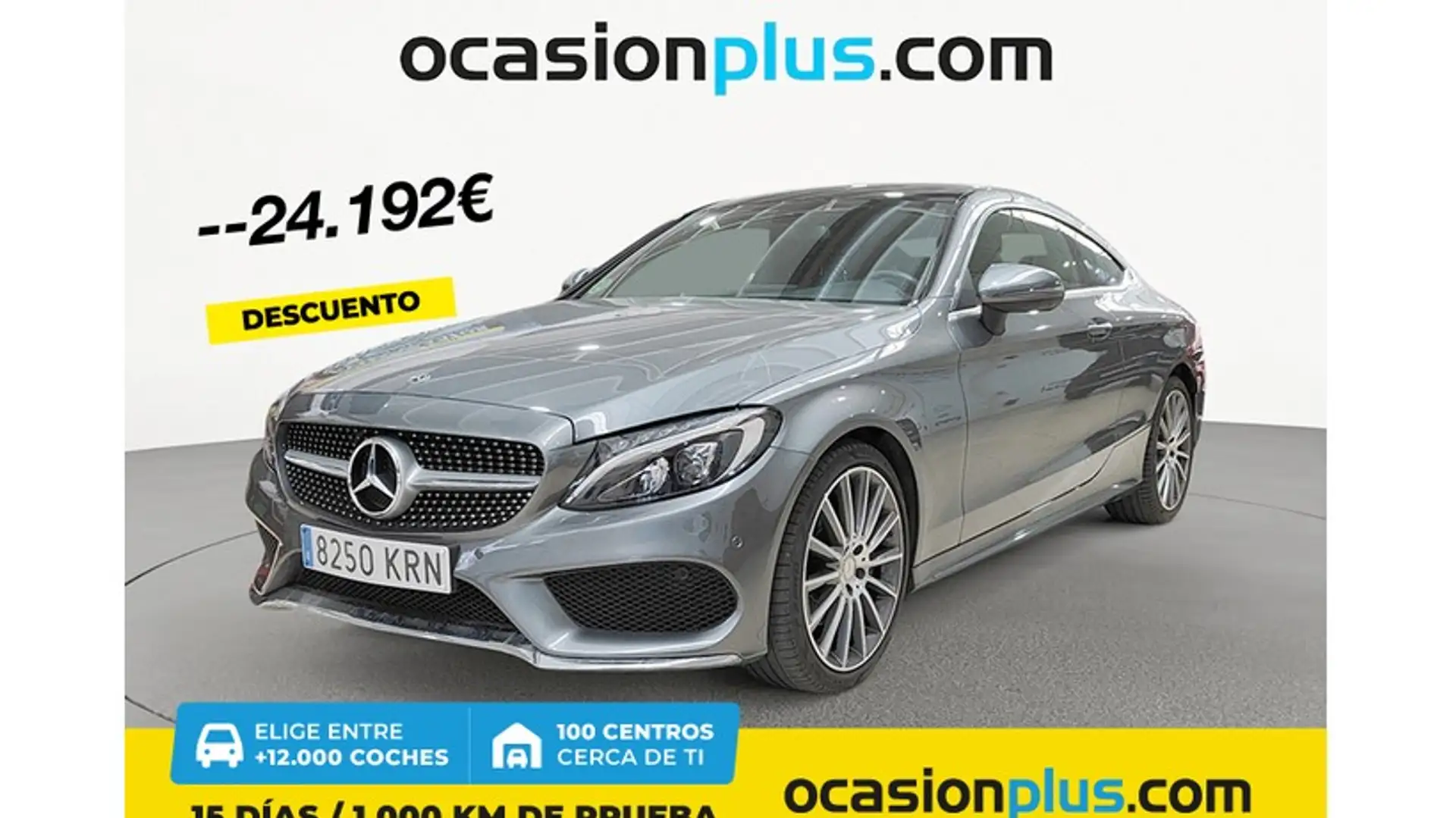 Mercedes-Benz C 200 Coupé Gris - 1