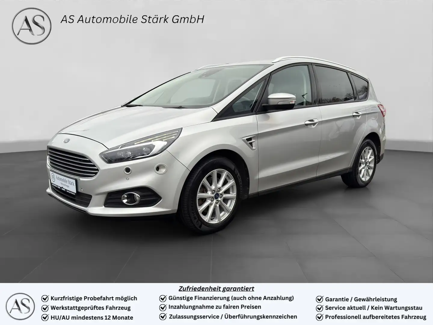Ford S-Max 2.0 ECOBLUE Business+LED+Navi+Kamera+8fach Argent - 1