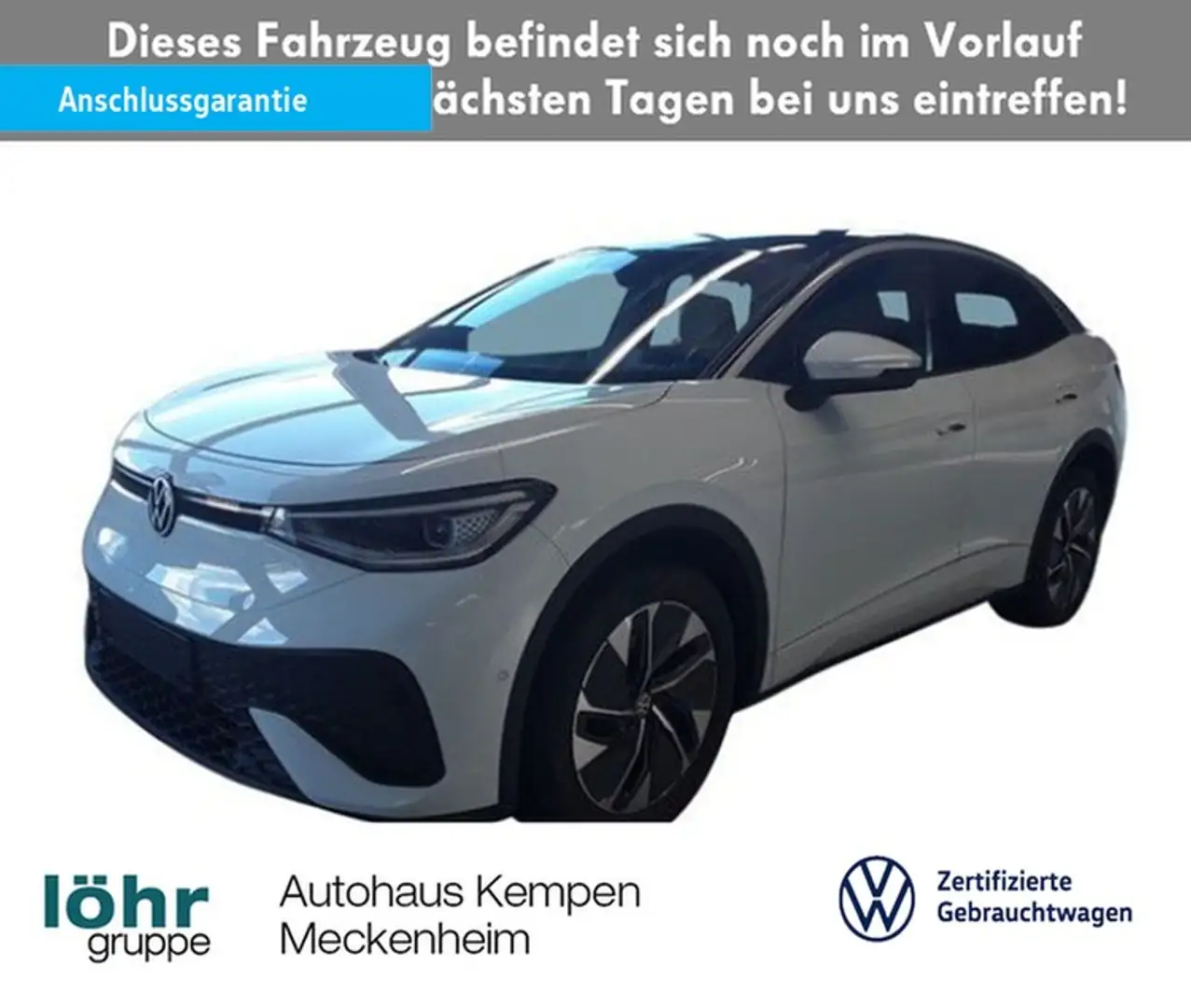 Volkswagen ID.5 Pure 125 kW mit Infotainment-Paket 19" Navi+VC ... Weiß - 1