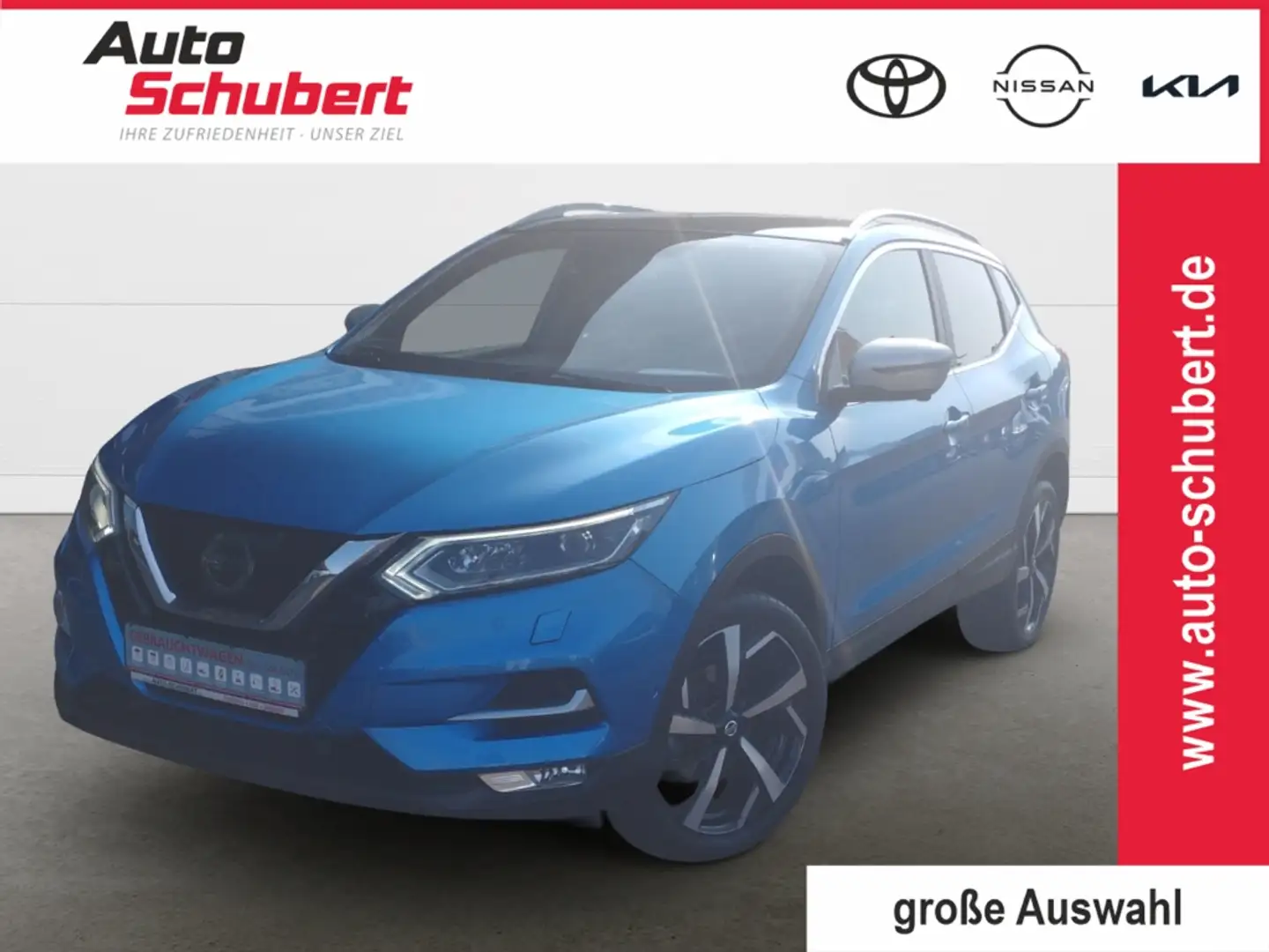 Nissan Qashqai Tekna+ 1.6 TEKNA+ 6 MT 4X2 Navi Leder Memory Sitze Blauw - 1