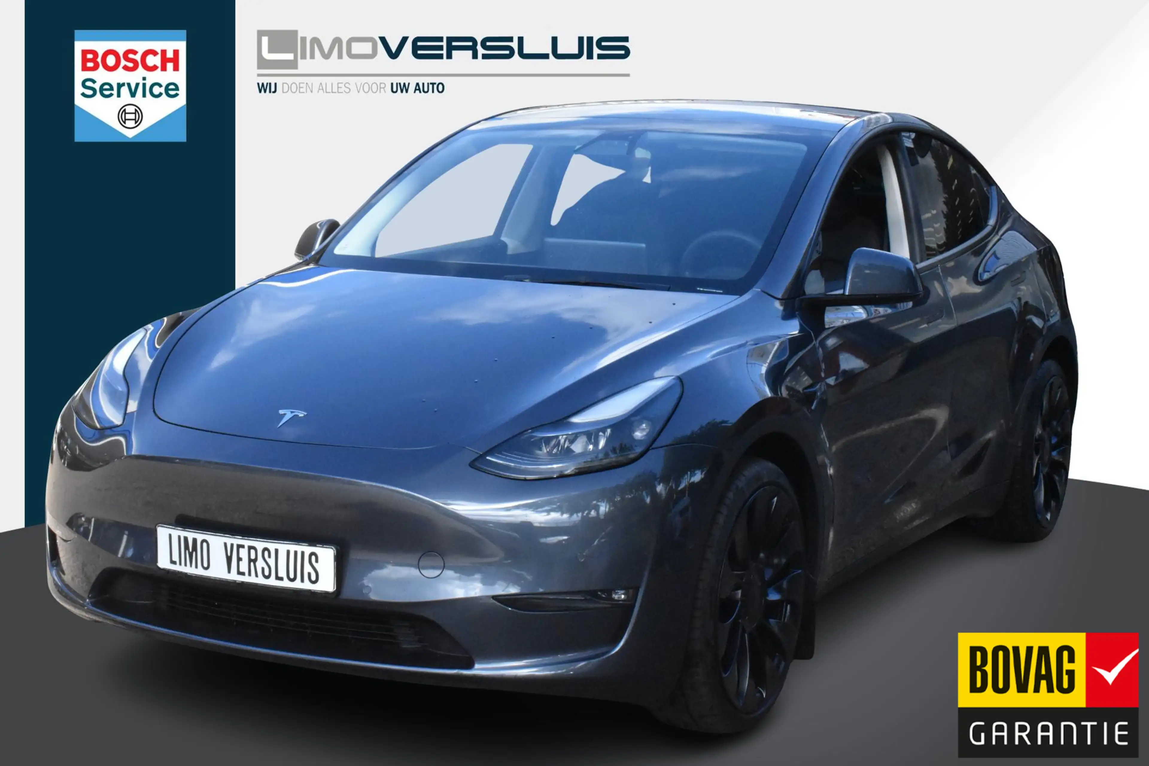 Tesla Model Y Long Range AWD 75 kWh AMD Ryzen | Trekhaak | Leer