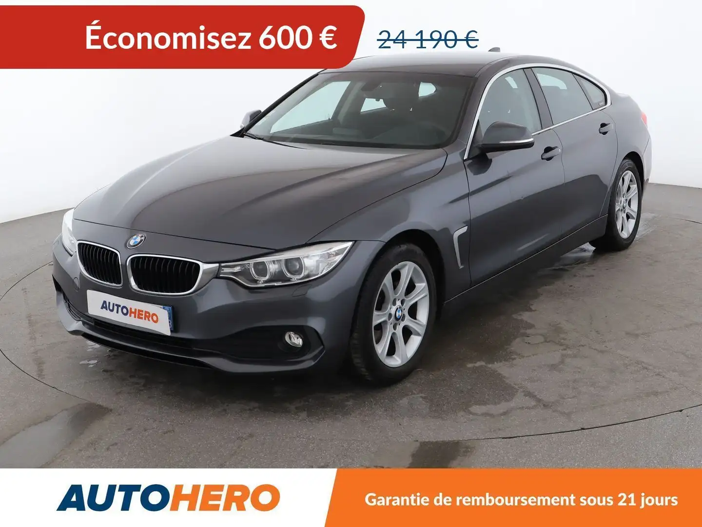 BMW 420 Gran Coupé 420d Lounge BVA8 Gris - 1
