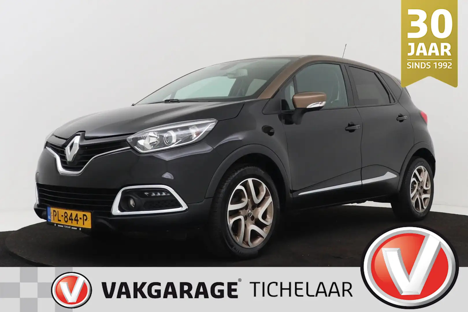 Renault Captur 1.2 TCe Dynamique | Leer | 120 PK | Climate Contro Zwart - 1