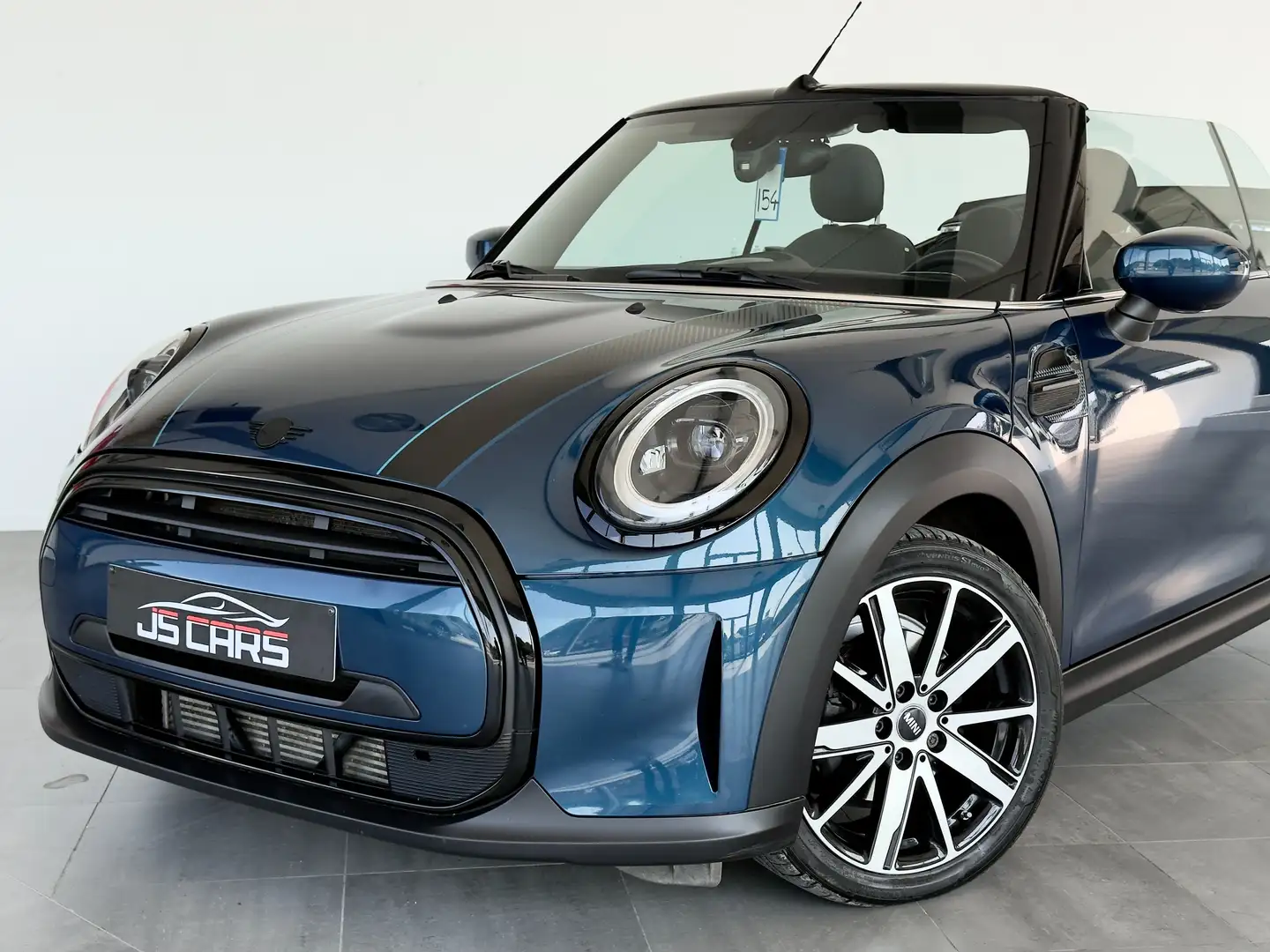 MINI Cooper Cabrio -SideWalk-1.5i-1ERPRO-GPS-CUIR-CARPLAY-CAMERA- Blu/Azzurro - 2