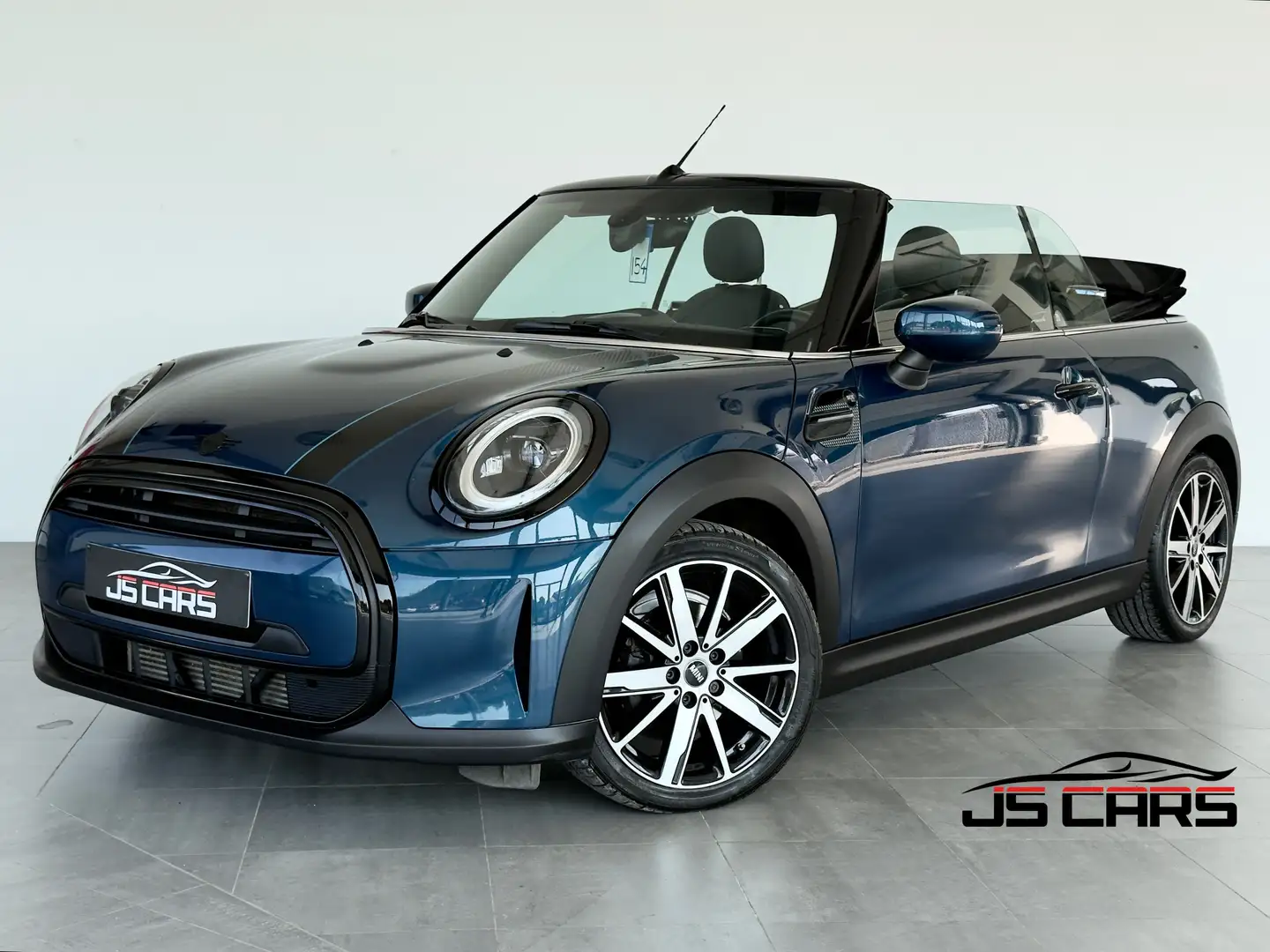MINI Cooper Cabrio -SideWalk-1.5i-1ERPRO-GPS-CUIR-CARPLAY-CAMERA- Blu/Azzurro - 1