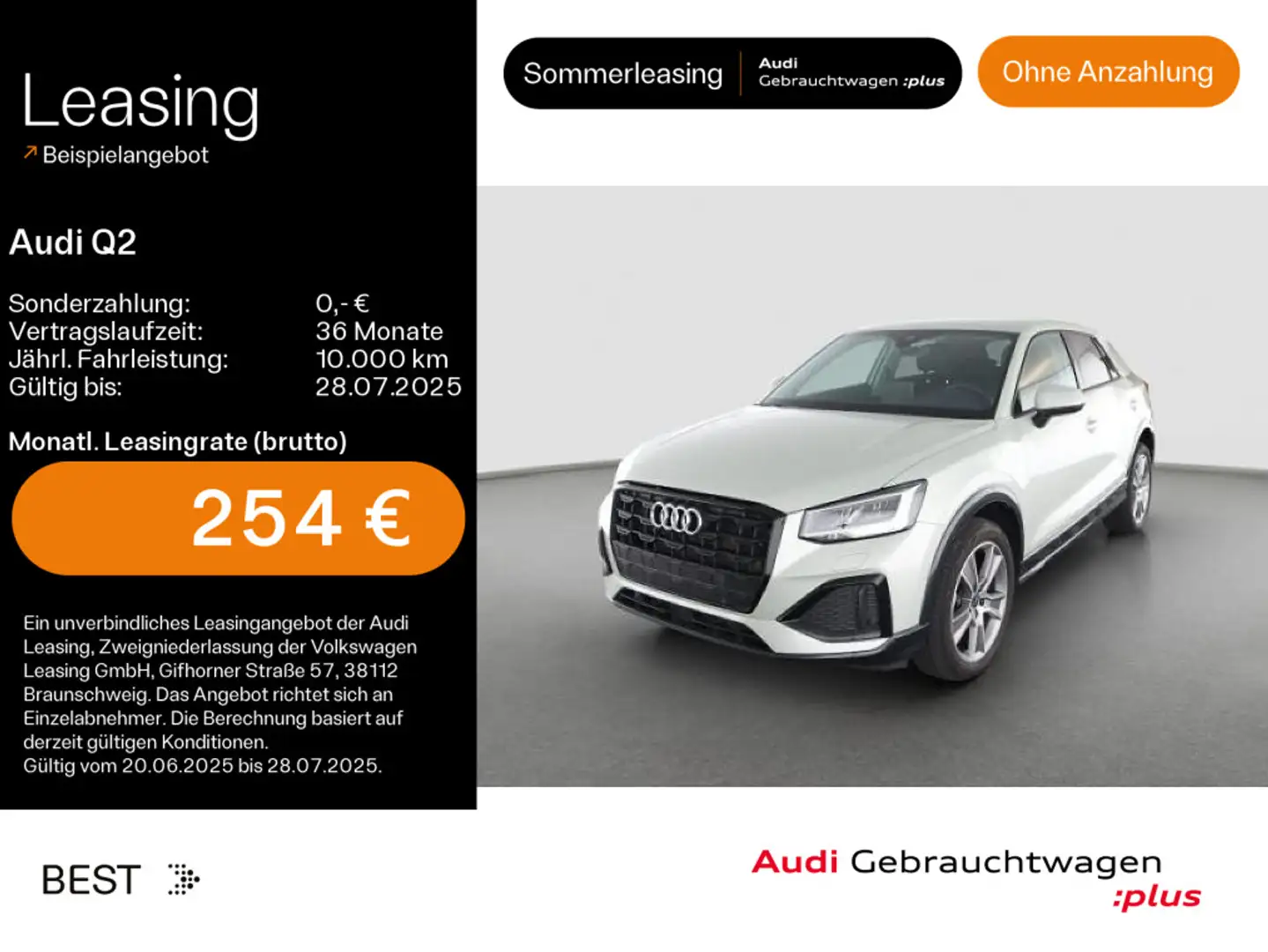 Audi Q2 35 TFSI advanced*NAVI-PLUS*OPTIK-PAKET*AHK*SH Silber - 1