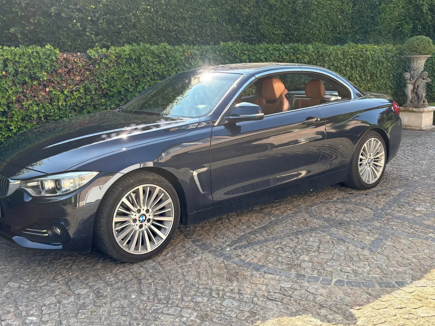 BMW 430 Cabrio 430 dA Bleu - 2