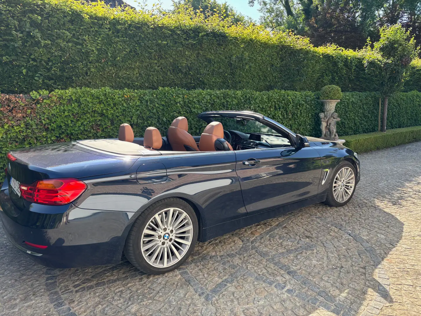 BMW 430 Cabrio 430 dA Bleu - 1