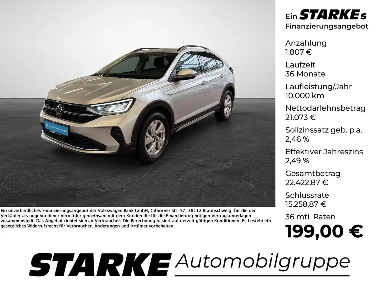 Volkswagen Taigo 1.0 TSI Life Silber - 1