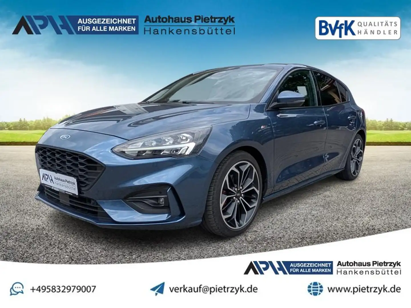 Ford Focus ST-Line 1.5 EcoBoost KAT 1496 ccm Bleu - 1
