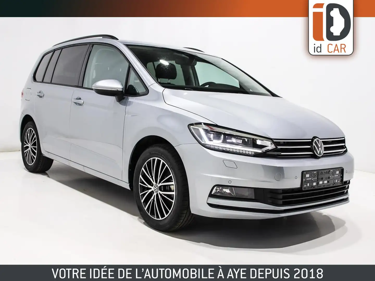 Volkswagen Touran 1.5 TSI DSG 7 PLACES LED GPS ACC RADAR CAMERA JA17 Zilver - 1