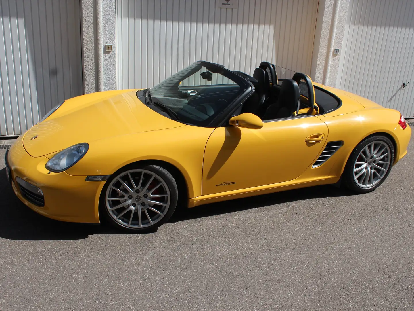 Porsche Boxster S: Scheckheft, Navi, 19", SCP, Exklusiv, Leder Gelb - 1