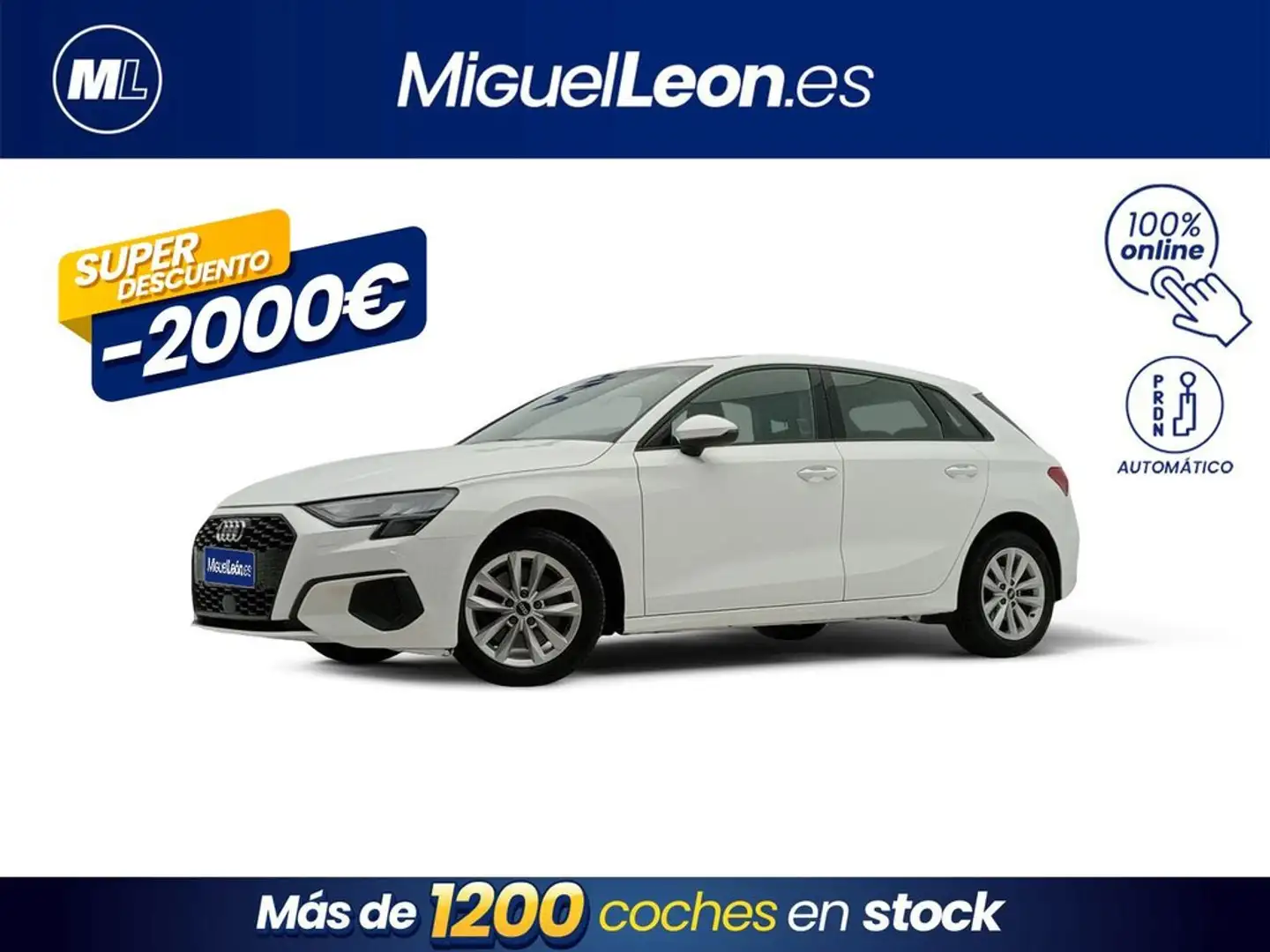 Audi A3 Sportback Advanced 30 TFSI 81kW S tronic Blanco - 1