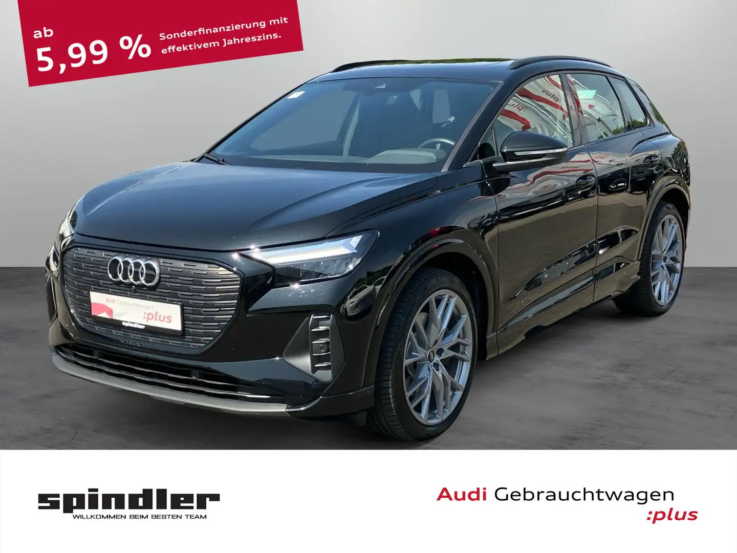 Audi Q4 e-tron 40 advanced / MMI-Navi plus, Pano, LED Schwarz - 1